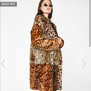 BLANKNYC Party Animal Faux Fur coat